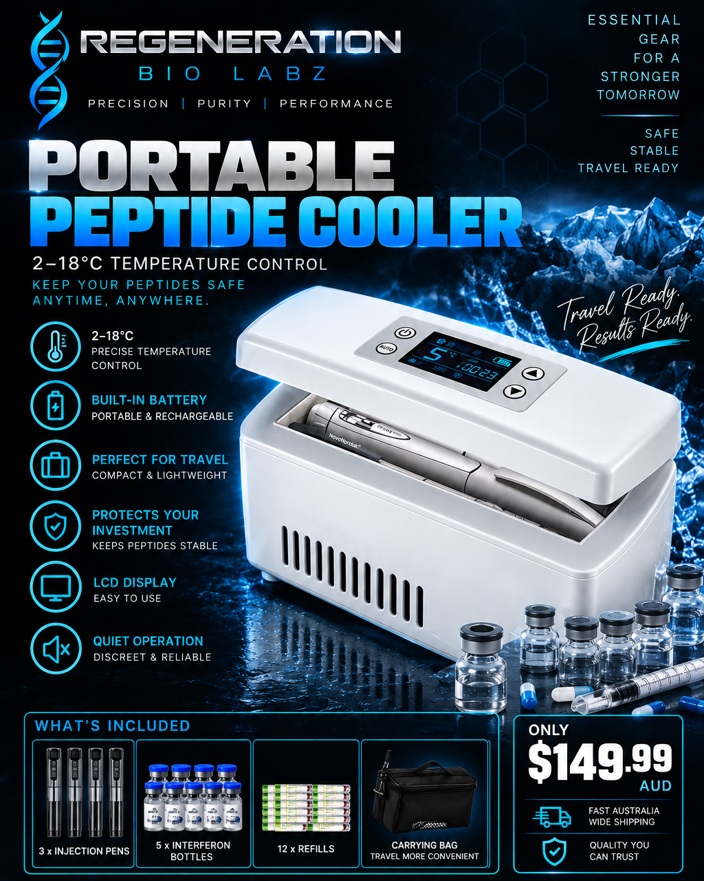 Portable Peptide Cooler