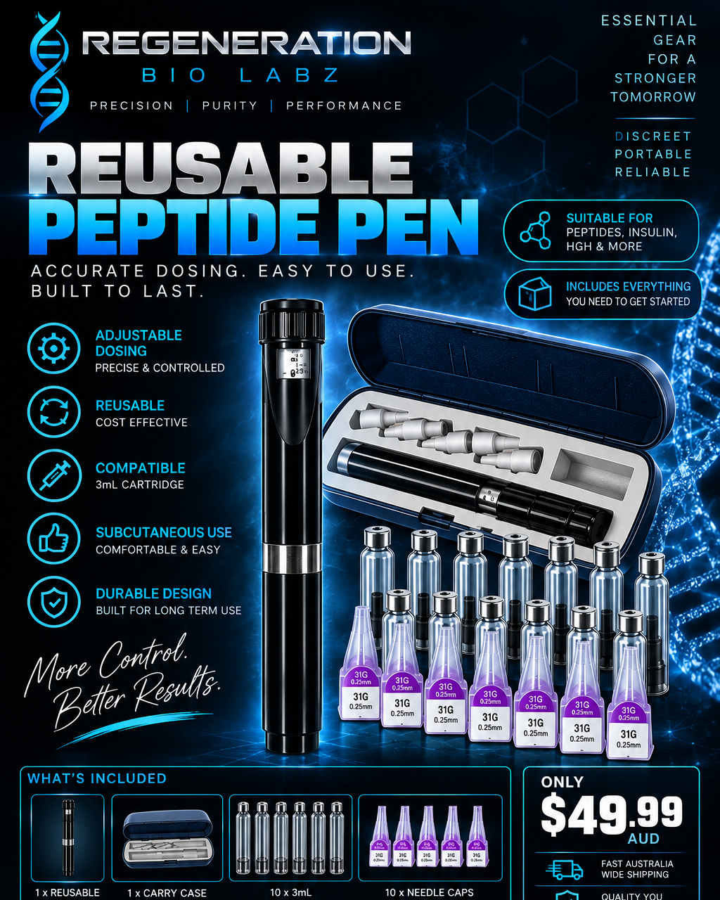 Reusable Peptide Pen